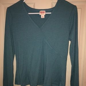 Teal Mossimo Long Sleeve